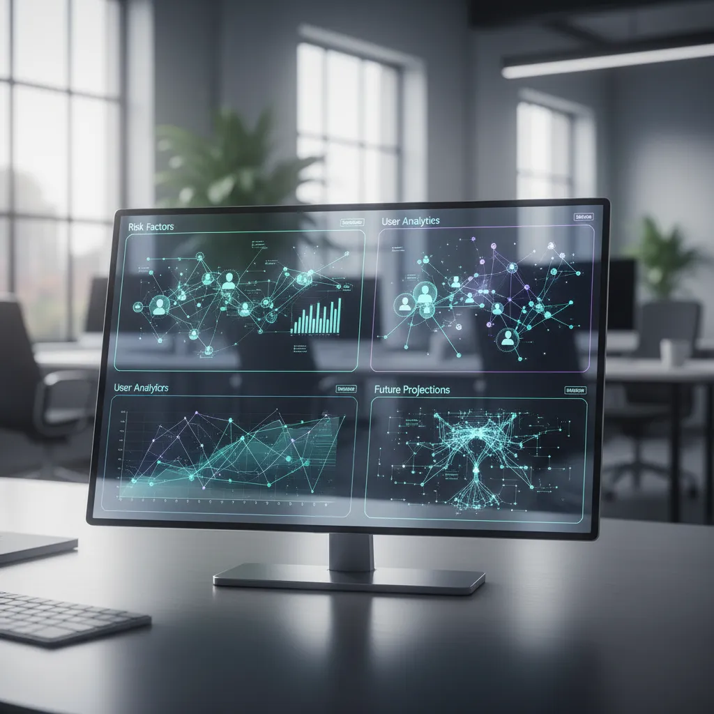 AI-powered dashboard displaying insurance risk assessment and underwriting metrics