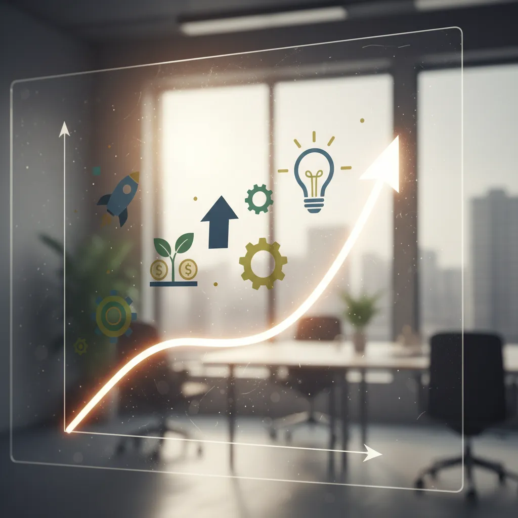 Financial chart illustrating high-growth potential of an angel investment portfolio