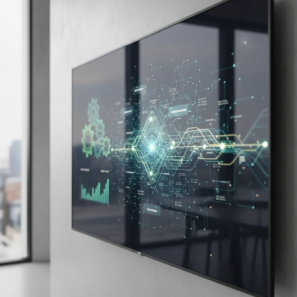 Dashboard showing return on investment from strategic automation