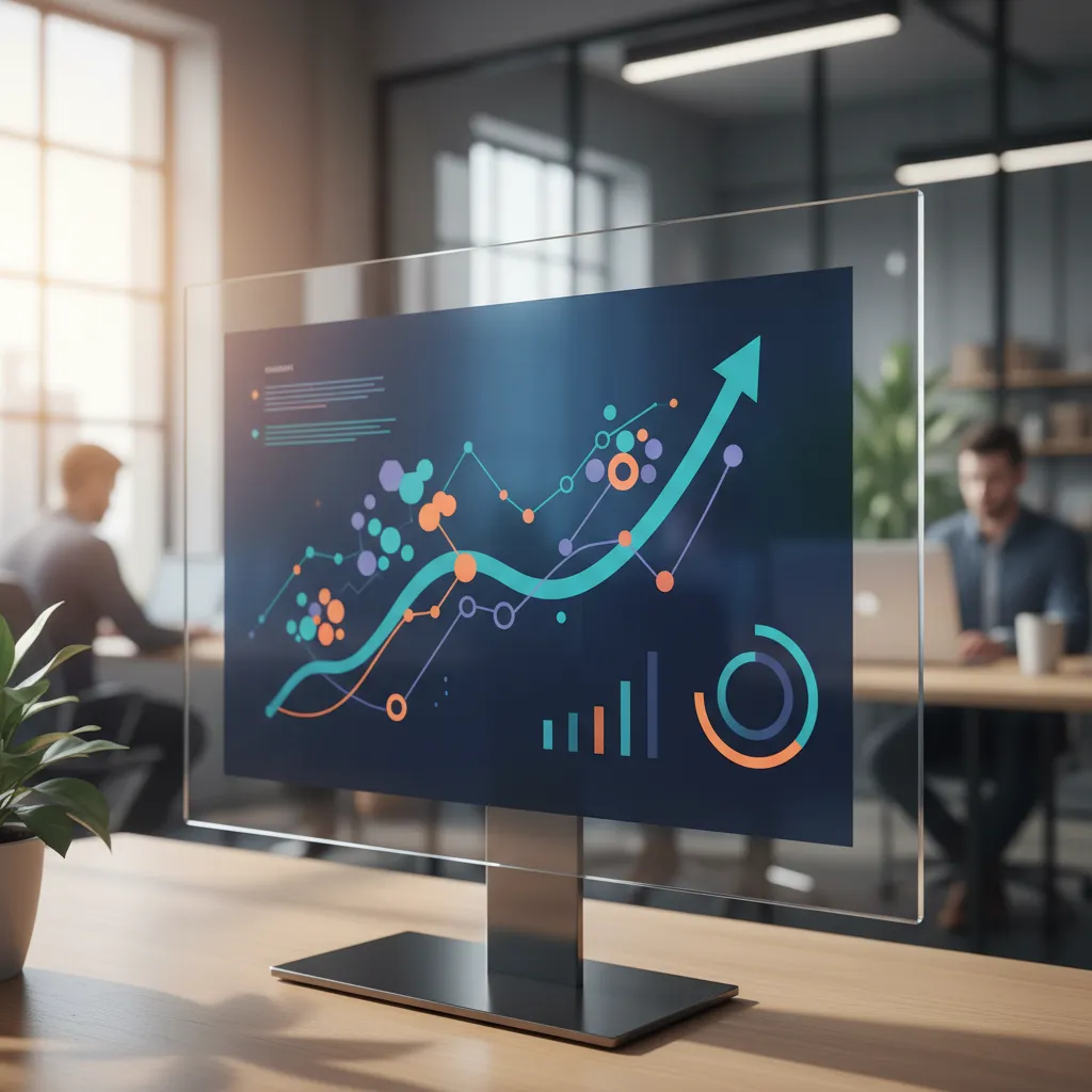 A clean analytics dashboard displaying Customer Lifetime Value (CLV)
metrics and graphs for a SaaS business, with other key performance indicators.