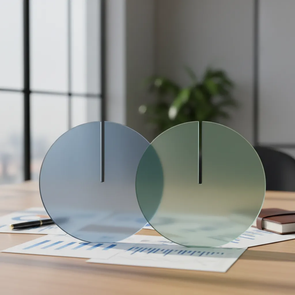 Comparison of equity dilution and non-dilutive venture debt represented by pie charts