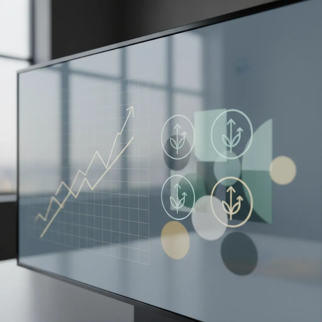 Financial dashboard showing stable investment growth and income from preferred stocks
