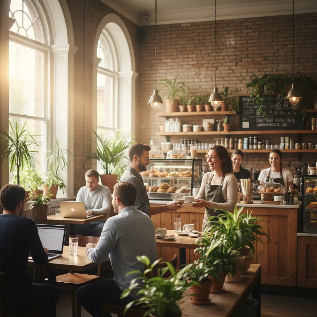 Thriving small business demonstrating financial stability and growth through optimized cash flow.